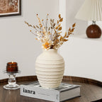 Elegant Ceramic Vase Black Gold | Kelmera