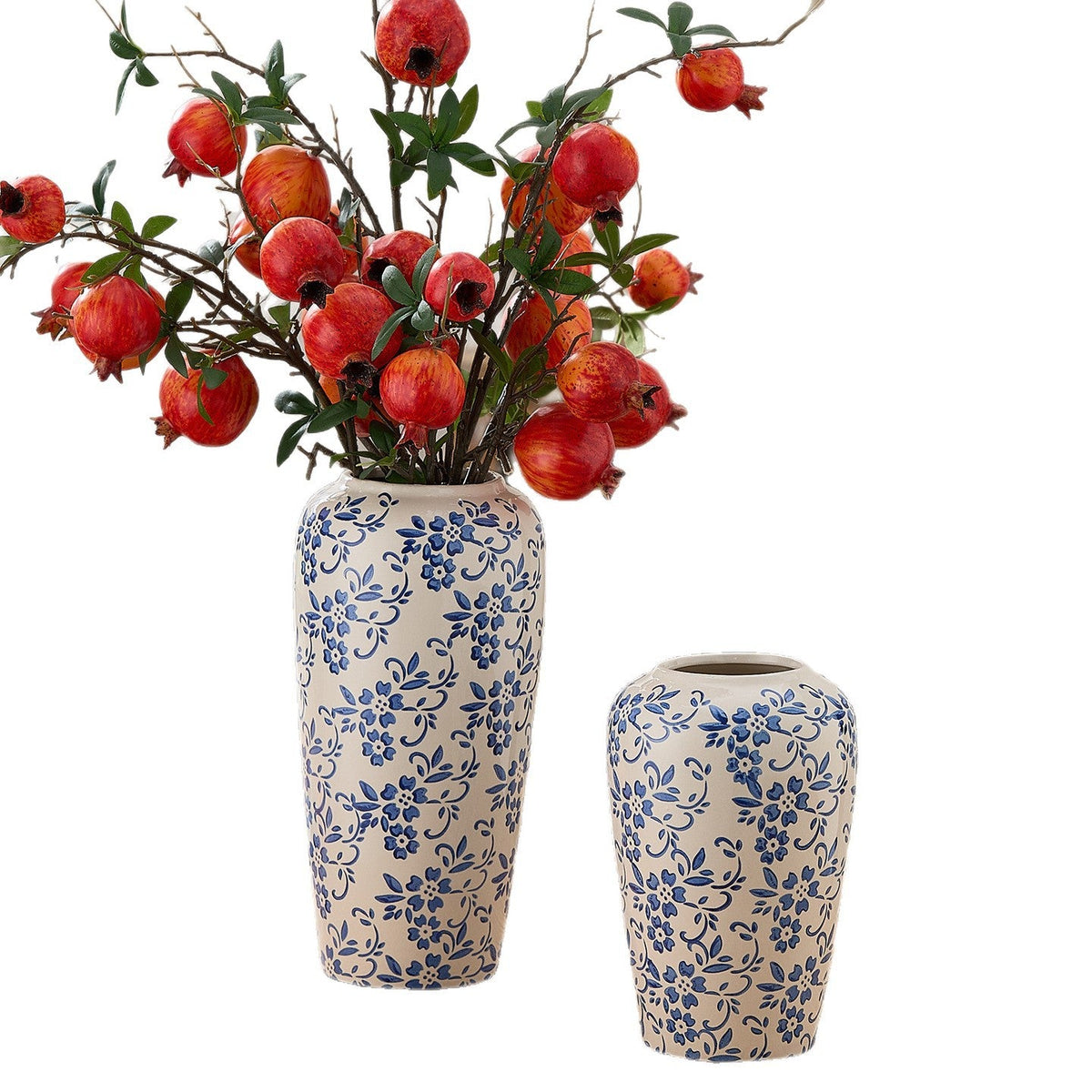 Elegant Ceramic Vase in Floral Pattern | Kelmera