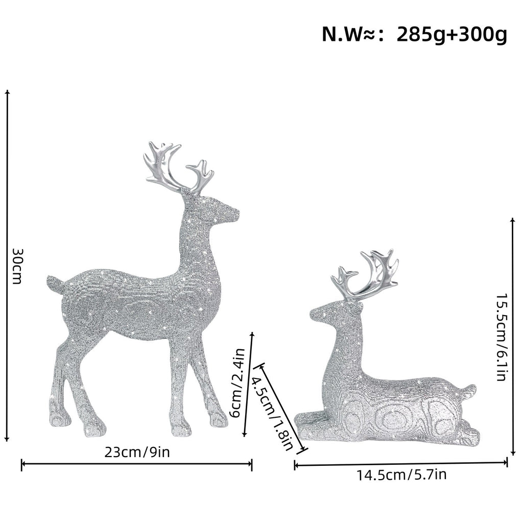 Elegant Christmas Decoration in the Form of Reindeer | Kelmera