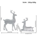 Elegant Christmas Decoration in the Form of Reindeer | Kelmera
