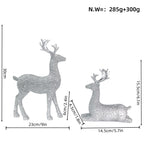 Elegant Christmas Decoration in the Form of Reindeer | Kelmera