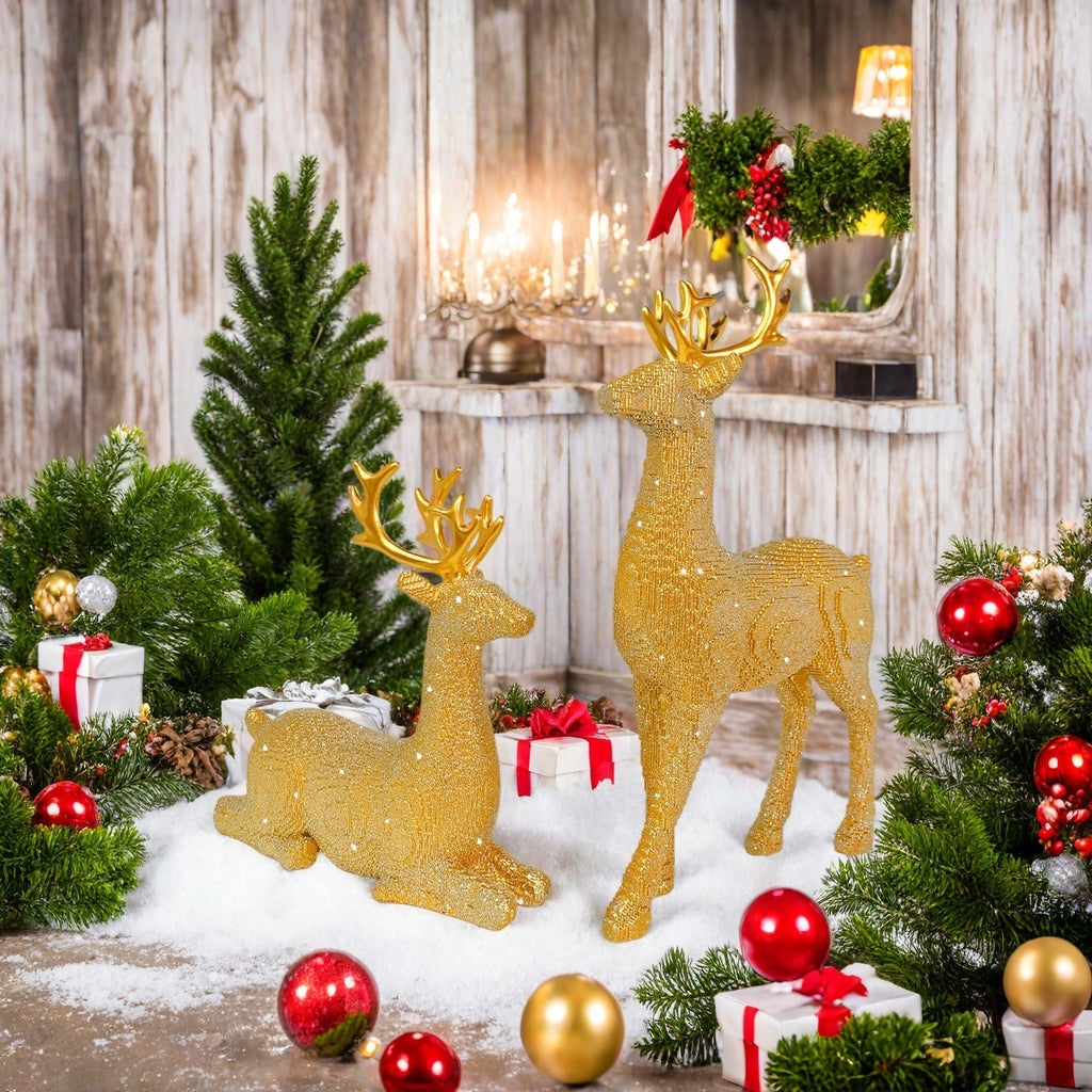 Elegant Christmas Decoration in the Form of Reindeer | Kelmera