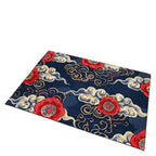 Elegant Cloud Motif Area Mat | Kelmera