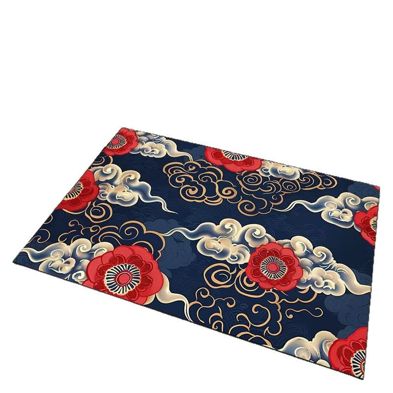 Elegant Cloud Motif Area Mat | Kelmera