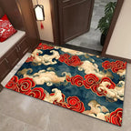 Elegant Cloud Motif Area Mat | Kelmera