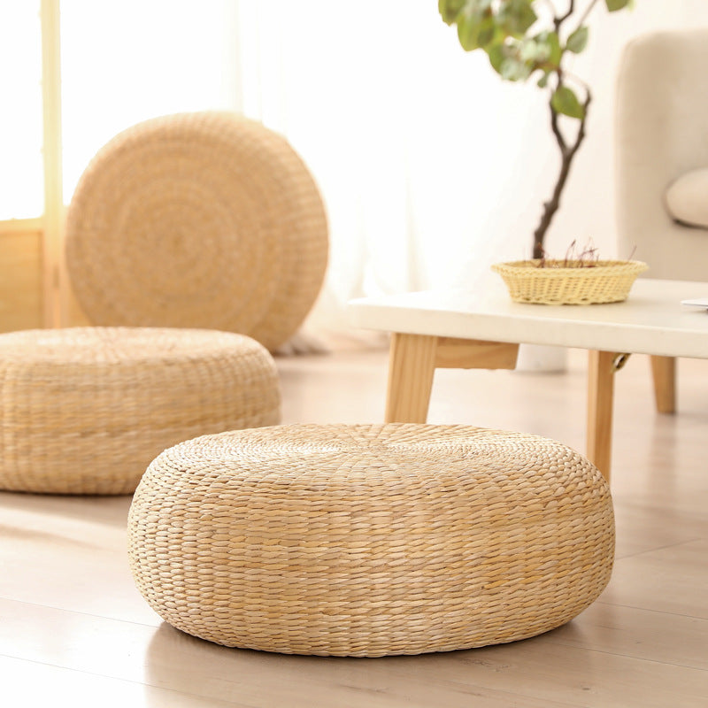 Elegant Cow Pouf made of Natural Materials | Kelmera