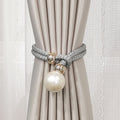 Elegant Curtain Tieback with Decorative Pearl | Kelmera