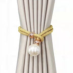 Elegant Curtain Tieback with Decorative Pearl | Kelmera