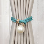 Elegant Curtain Tieback with Decorative Pearl | Kelmera