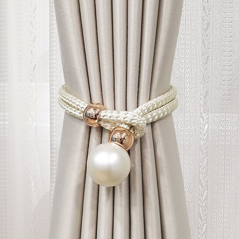 Elegant Curtain Tieback with Decorative Pearl | Kelmera