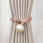 Elegant Curtain Tieback with Decorative Pearl | Kelmera