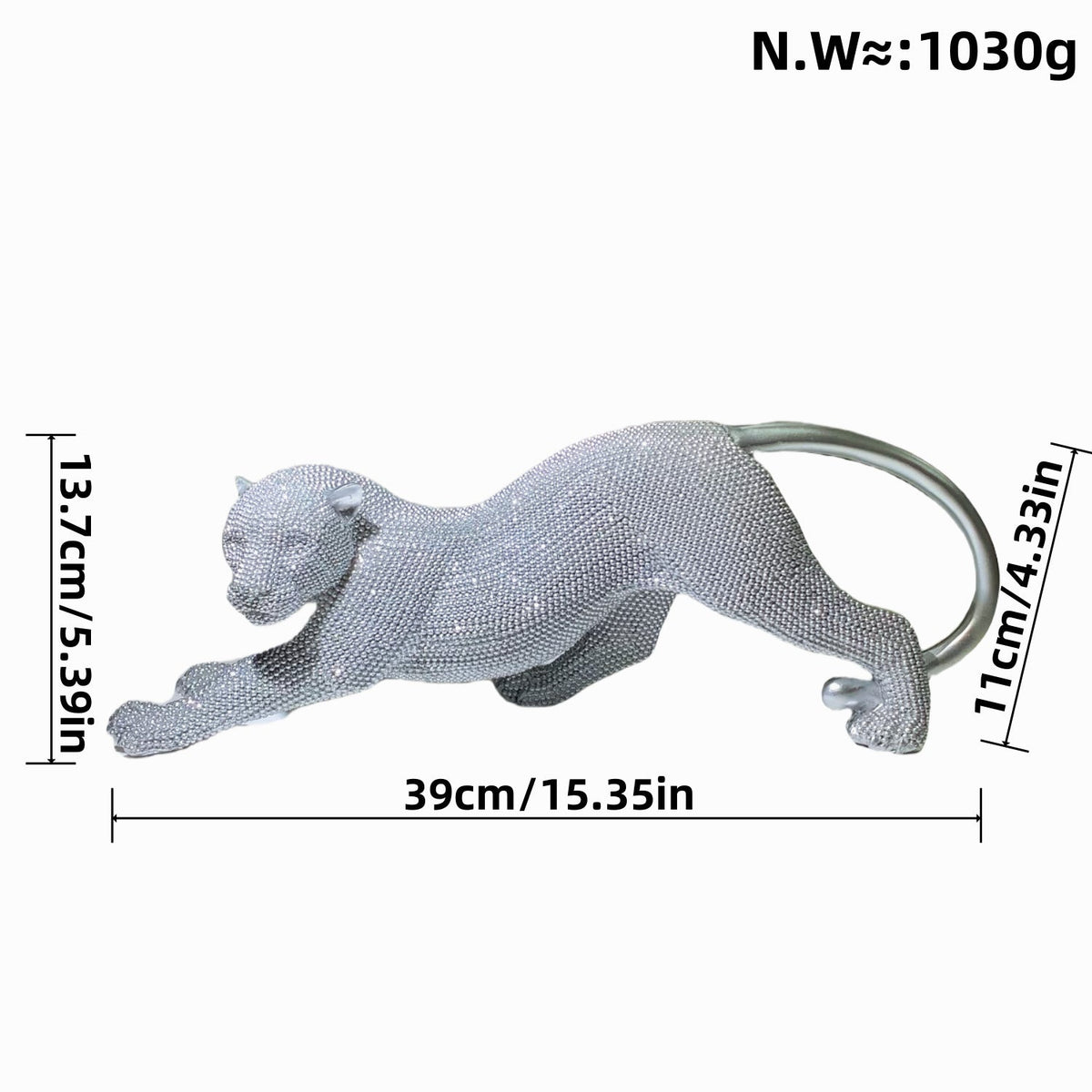 Elegant Decorative Figure of a Panther | Kelmera