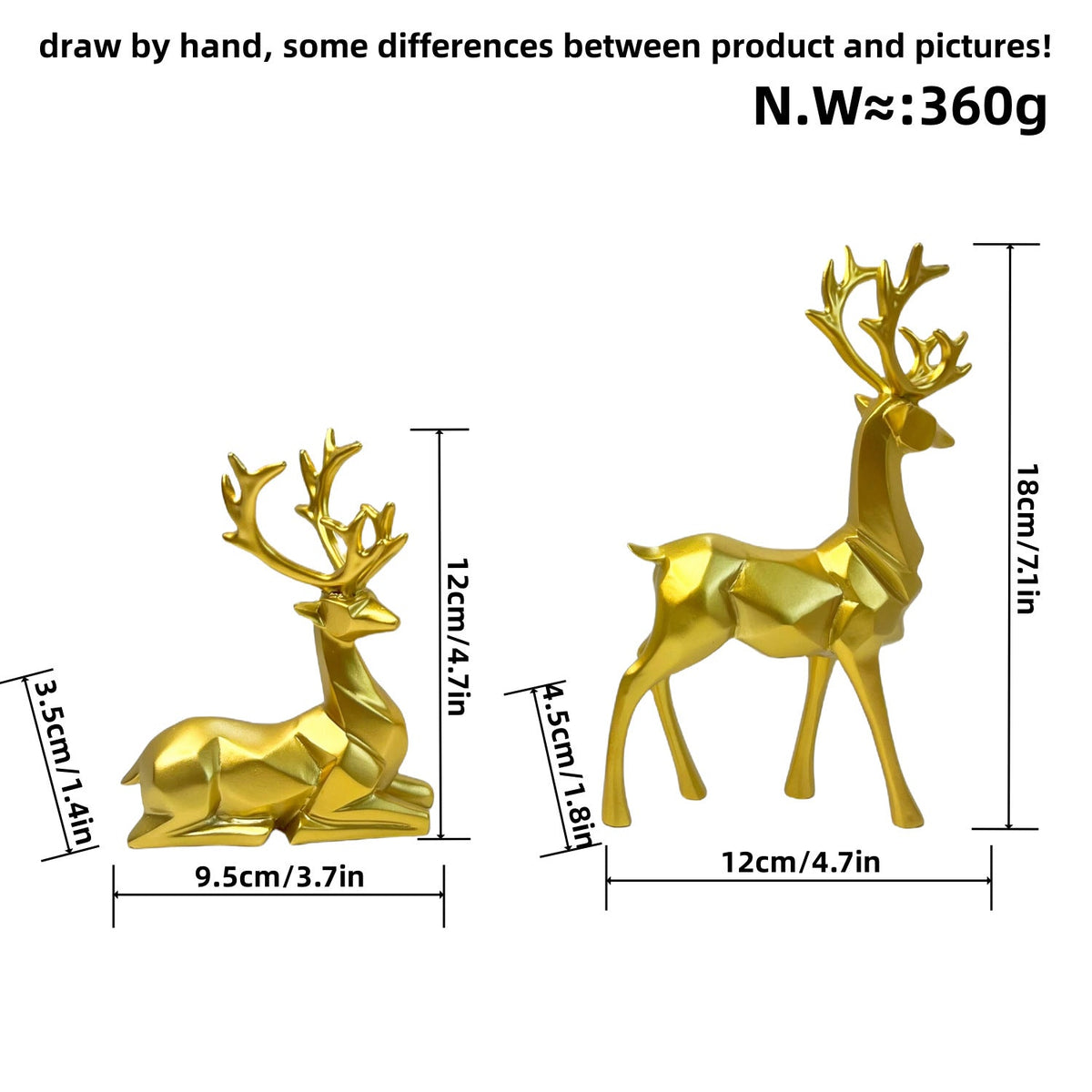 Elegant Deer Sculpture | Kelmera