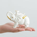 Elegant Elephant Figure made of High-Quality Ceramic | Kelmera
