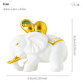 Elegant Elephant Figure made of High-Quality Ceramic | Kelmera