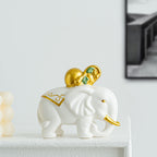 Elegant Elephant Figure made of High-Quality Ceramic | Kelmera