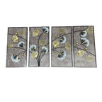 Elegant Floral Metal Wall Art Sculpture | Kelmera