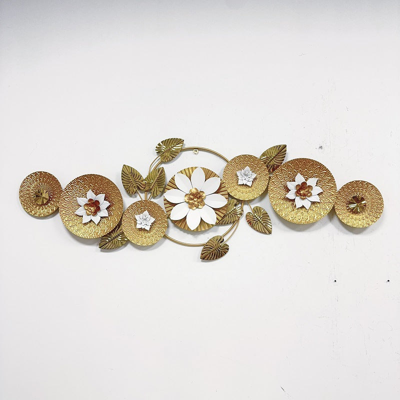 Elegant Floral Metal Wall Sculpture | Kelmera