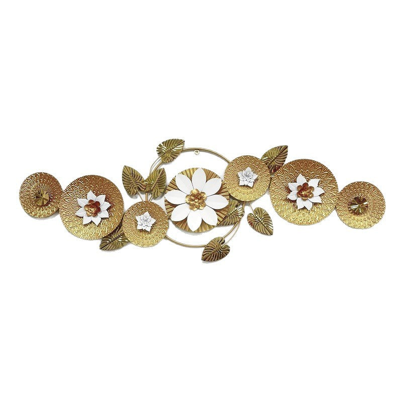Elegant Floral Metal Wall Sculpture | Kelmera