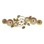 Elegant Floral Metal Wall Sculpture | Kelmera