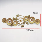 Elegant Floral Metal Wall Sculpture | Kelmera