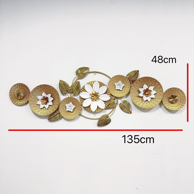 Elegant Floral Metal Wall Sculpture | Kelmera