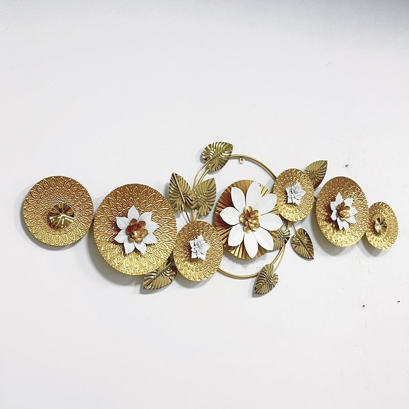Elegant Floral Metal Wall Sculpture | Kelmera