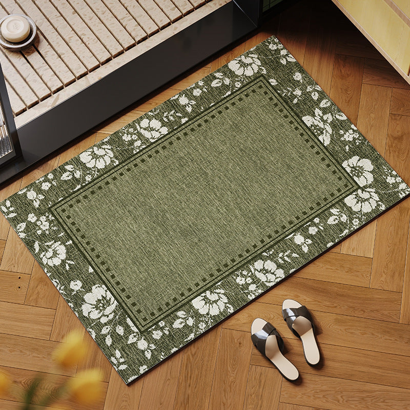 Elegant Floral Pattern Indoor Area Rug | Kelmera