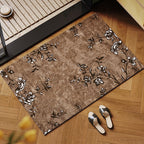 Elegant Floral Pattern Indoor Area Rug | Kelmera