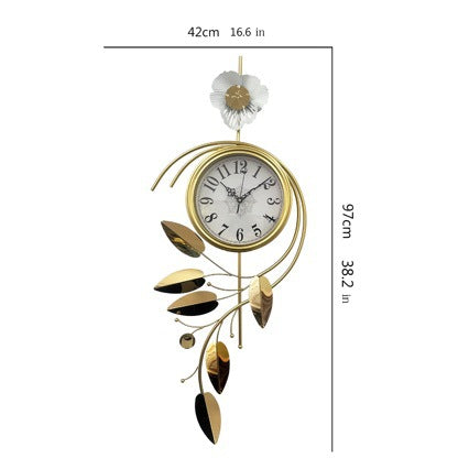 Elegant Floral Wall Clock | Kelmera