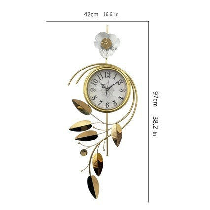 Elegant Floral Wall Clock | Kelmera