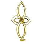 Elegant Floral Wall Mirror with Decorative Metal Design | Kelmera