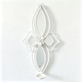 Elegant Floral Wall Mirror with Decorative Metal Design | Kelmera