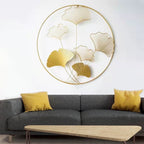 Elegant Ginkgo Leaf Decorative Wall Art Sculpture | Kelmera