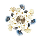Elegant Ginkgo Leaf Decorative Wall Clock | Kelmera