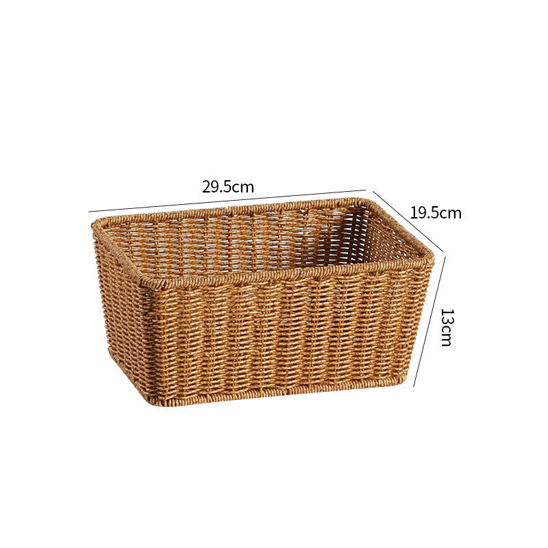 Elegant Handmade Rectangular Woven Storage Basket | Kelmera
