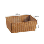 Elegant Handmade Rectangular Woven Storage Basket | Kelmera