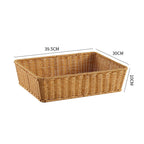 Elegant Handmade Rectangular Woven Storage Basket | Kelmera
