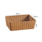 Elegant Handmade Rectangular Woven Storage Basket | Kelmera