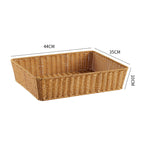 Elegant Handmade Rectangular Woven Storage Basket | Kelmera