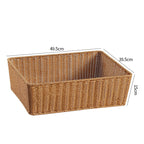 Elegant Handmade Rectangular Woven Storage Basket | Kelmera