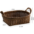 Elegant Handwoven Oval Storage Bowl | Kelmera