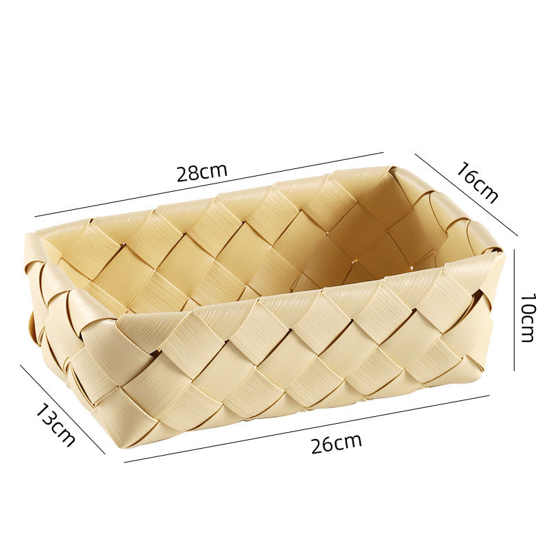 Elegant Handwoven Storage Tray | Kelmera