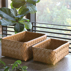 Elegant Handwoven Storage Tray | Kelmera