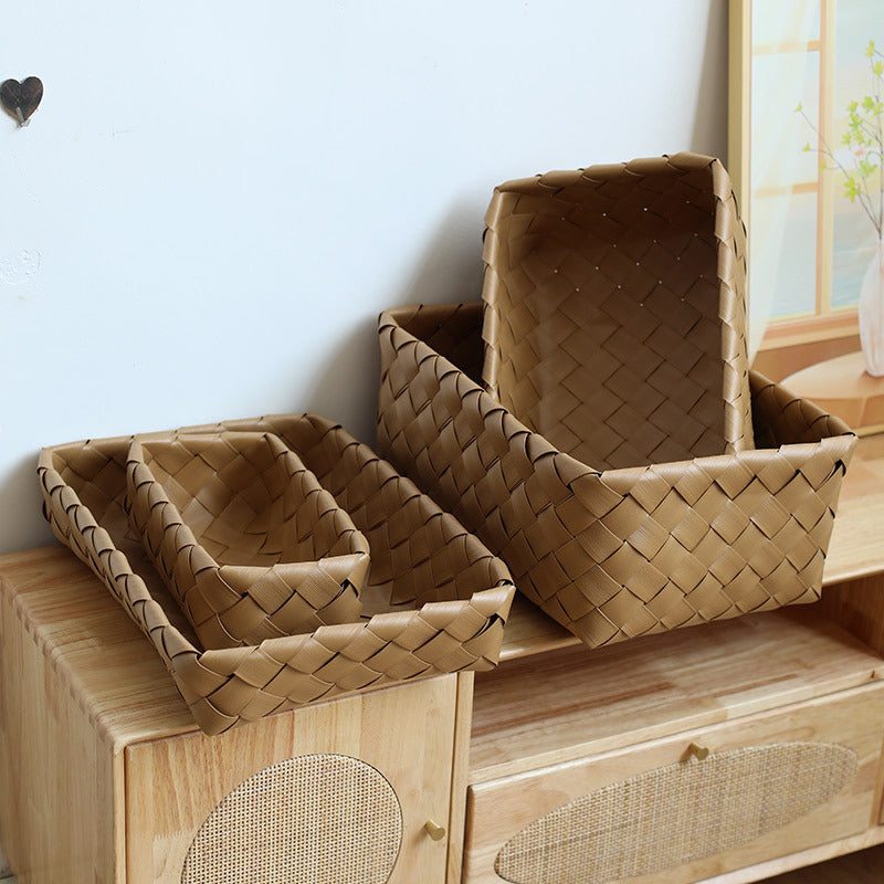 Elegant Handwoven Storage Tray | Kelmera