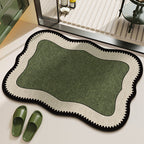 Elegant Herringbone Pattern Area Rug | Kelmera