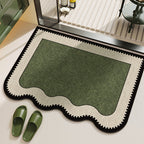 Elegant Herringbone Pattern Area Rug | Kelmera