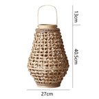 Elegant Lantern made of Braided Rattan | Kelmera