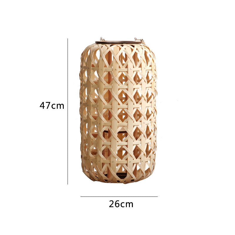 Elegant Lantern made of Handwoven Natural Material | Kelmera