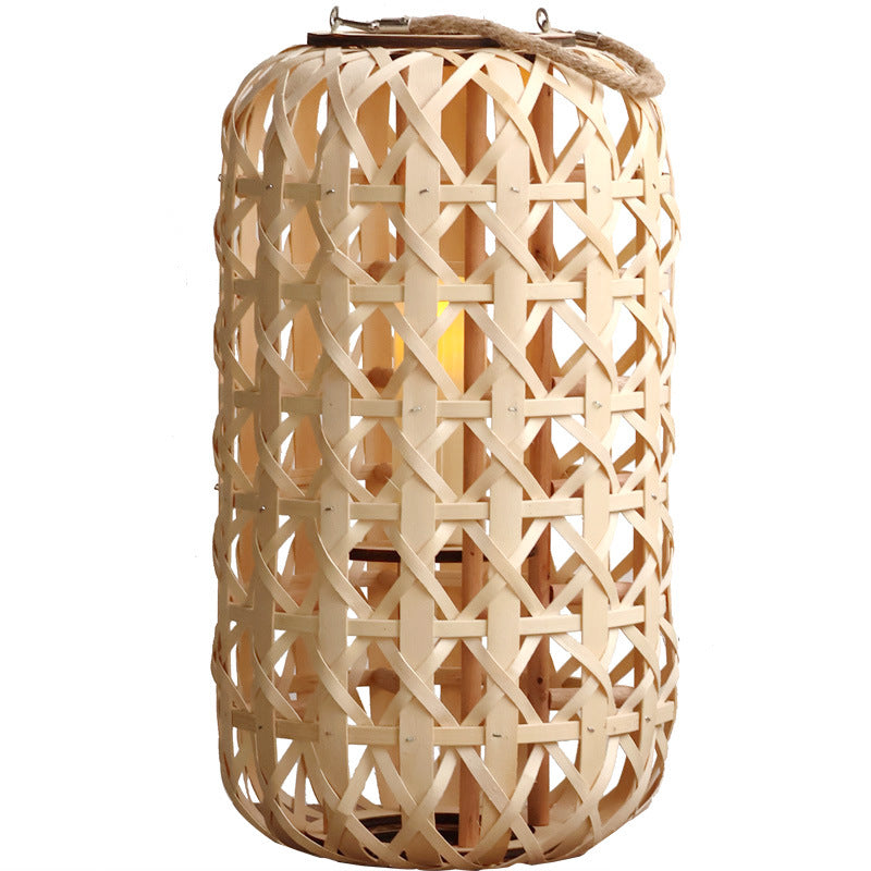 Elegant Lantern made of Handwoven Natural Material | Kelmera